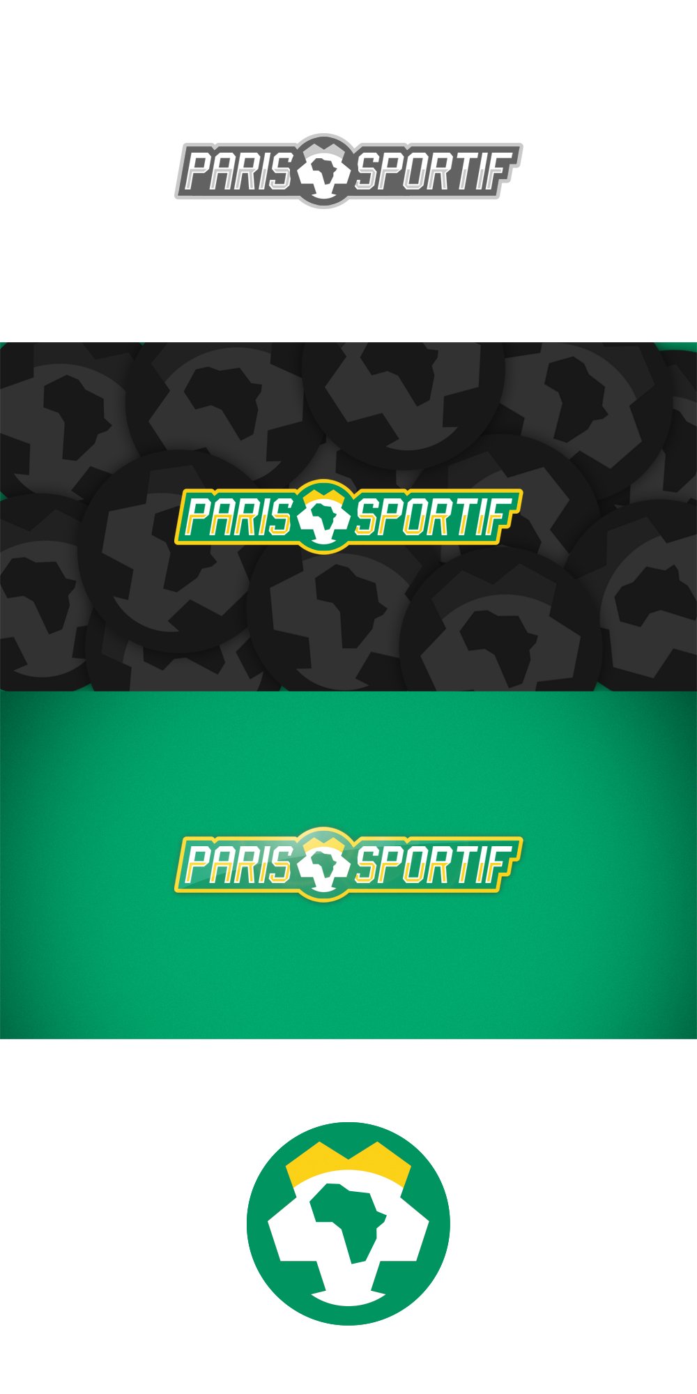 Варианты логотипа Paris Sportif
